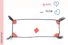 Vermilion Flying Carpet Cape